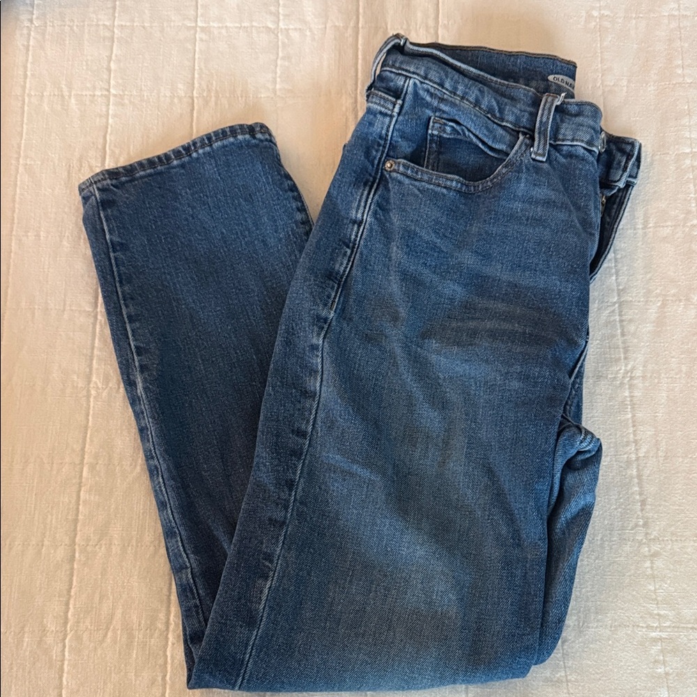 Old Navy Dark Blue Straight Jeans